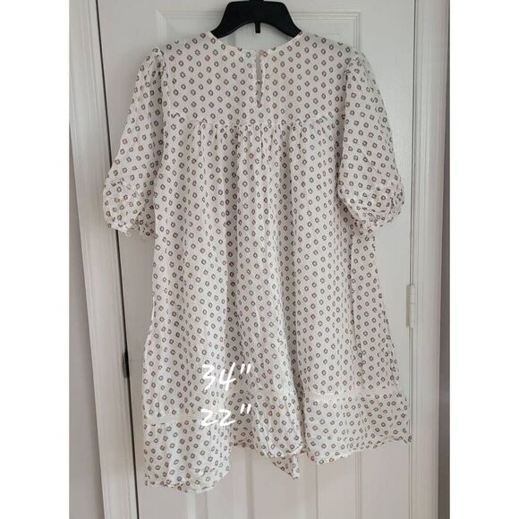 Meijer Pull Sleeve Tunic Dress L - Picture 2 of 11